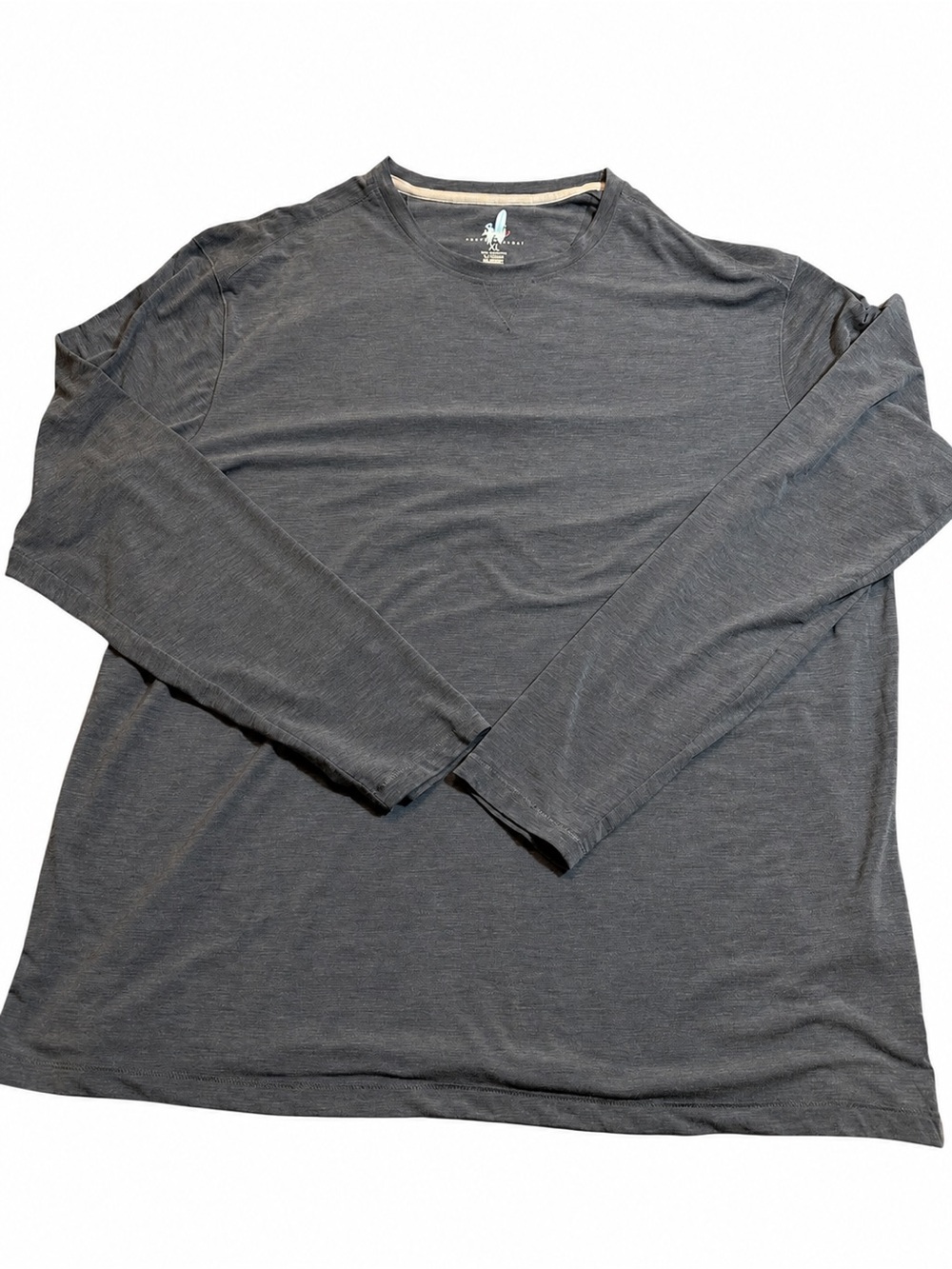Men’s XL Dark Blue Long Sleeve Performance Crewneck Tee Shirt Sun Protect UPF 50
